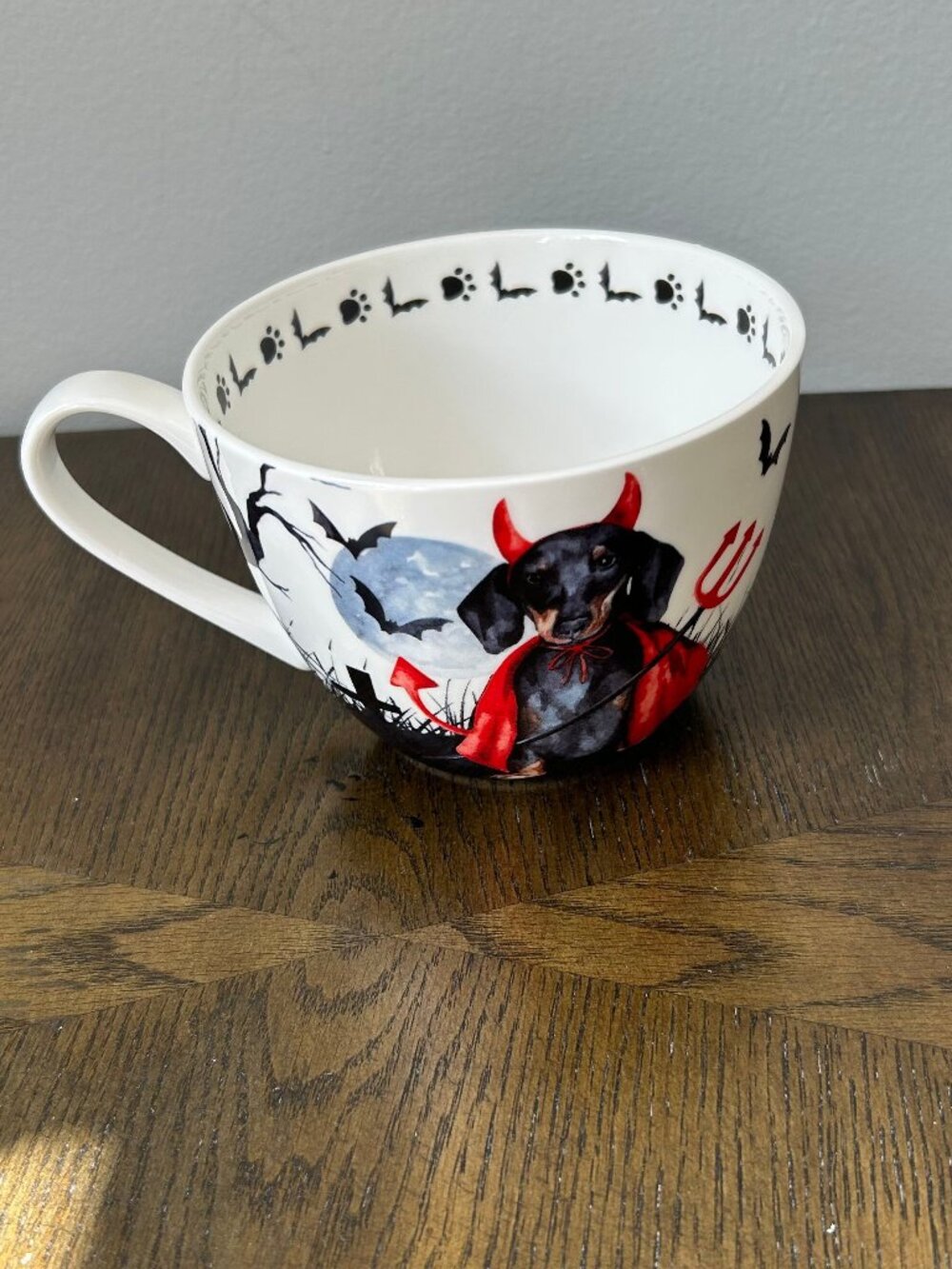 Halloween Dachshund Devil Mug